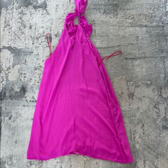 Elegant Pink Midi Dress - Picture 7 of 9